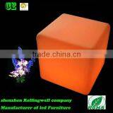 PE Material Rotational Moulding Plastic Rechargeable LED Light Cube/LED SOFA/LED Furniture thumbnail-1