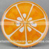 Melamine Orange Design Plate thumbnail-1