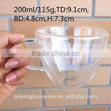 6oz 8oz 10oz 12oz Caffe Latte Espresso Cappuccino Color Printing Coffee Mug Drinking Glass Mantiques Clear Glass Coffee Tea Cup thumbnail-3
