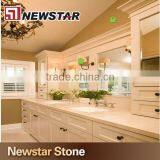 Newstar Galala Beige Bathroom Counter Top Crema Marble Vanity Top With Single Sink thumbnail-1