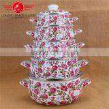 Best Selling Multi-functional Ceramic/ Enamel Stew Pot / Cooking Set With Full Decal thumbnail-1