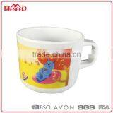 BPA Free Children Safety Plastic Lion and Hippo Printing Kids Melamine Mug thumbnail-2
