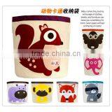 Hot Sale Fabric Storage Basket With Lovely Animual Printing ,you Can Put Toys ,dirty Clothes and so on as Sundiries Storage Bag thumbnail-2