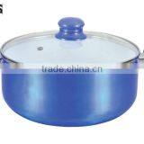 9pcs Cookware in Aluminum With White Ceramic Nonstick Coating thumbnail-3