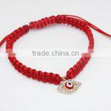 Rhinestone Evil Eye Charm Macrame Bracelet Personalized Frendship Bracelet for Promotion Gifts thumbnail-5