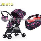 Pink Camo Hanging Nappy Bag for Stroller thumbnail-1