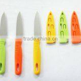 High Quality Stainless Steel Colorful Handle Paring Knife With PP Sheath thumbnail-1