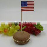 10cm Long Hanbuger Decoration Flag Toothpicks thumbnail-1
