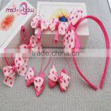 Style Selections Kids Headwear Ribbon Bow Hairbands Hair Accessory Set thumbnail-3