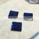 Wholesale Square Flat Back Crystal Sew on Stone With Holes for Garment Accessories thumbnail-1