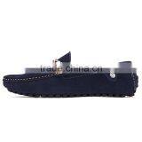 Swede Leather Casual Shoes Fashion for Male Have Sample, High Quality Genuine Leather Peas Shoes Casual for Men thumbnail-3