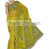 Pink Color Sari in Georgette thumbnail-1