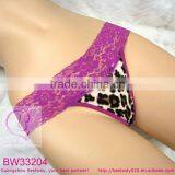 Sexy Very Hot Thongs With Soft Lace Waist Variety Pattern Bright Color Fashion Thong Panties From Guangzhou Bestway Underwear thumbnail-4