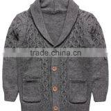 China Wholesale Woolen Boy Sweater Cardigan Designs for Children thumbnail-2