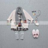 2016 Latest Cardigan Sweater Designs Kids Wool Handmade Sweater for Girls thumbnail-2