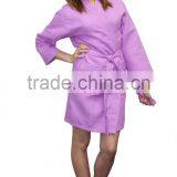 Women Waffle Spa Bathrobe thumbnail-5