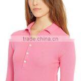 Pink Button up Long Sleeve Pretty Woman Clothing thumbnail-3