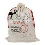 Wholesale Monogrammed Canvas Santa Sack With Drawstring thumbnail-2