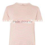 Cute Loose Meternity Technical Pregnant Girl Delivery Pink Stripe Blouse thumbnail-5