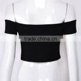 Fashion Women Top off Shoulder Nightclub Top thumbnail-5