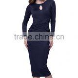 Fashion Women Ladies Office Dress Clothes Knee-length Bodycon Slim Pencil Party Dress thumbnail-5