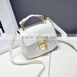 2017 Mini Chain C Snake pu Leather Shoulder Bag Woman Pink Handbag thumbnail-2