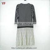 Latest Fashion Stripe Sweater Dress Designs For Women thumbnail-2