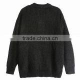 Casual Pure Color Cashmere Pullover Thick Loose Top Brand Sweaters for Wholesale thumbnail-2
