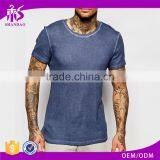 2017 Summer Guangzhou Shandao OEM 180g Cotton Spandex Short Sleeve Round Neck T Shirt Design thumbnail-1