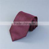 Polyester Necktie Purplish Red Stripe Men'S Polyester Neck Tie thumbnail-3