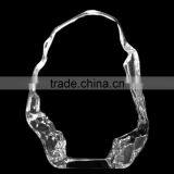 Optic Crystal Glass Blank Iceberg For Souvenirs Office Decoration JKC-0063 thumbnail-4