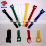 Custom Logo Adjustable Colourful Self Locking Hook and Loop Cable Ties