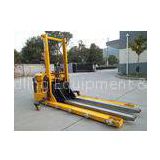 Yellow Electric Straddle Lift Stacker For Quartz Industry , Pedestrian Pallet Stacker