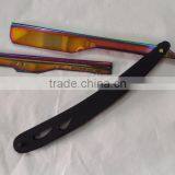 Titanium Shaving Razor Blade With Black Coated Handle