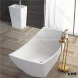 Large Size Solid Surface Bathtub for Fat People thumbnail-2