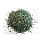 Green Sand Stone Coated Roofing Granules / Ceramic Colorful Granule