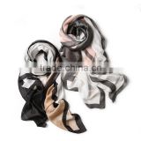 B22511A Ladies Imitation silk scarf Classic pattern Printed towel Scarf Shawl scarves