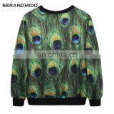 Women 3d Peacock Feathers Print Cheap China Wholesale Clothing thumbnail-2