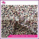 Small Floral Printing Silk CDC 100% Pure Silk Crepe de Chine Fabric thumbnail-2
