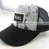 Solid Colors Adjustable Strap Small Braid in Black Trucker Cap Mesh Hat thumbnail-6