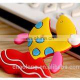 Fish Logo Soft Pvc Refrigerator Magnet,rubber Fridge Magnet for Promotion Gift