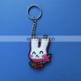Top Quality Custom 2D Embossed Logo Soft Pvc Plastic Keyring,rubber Keychain