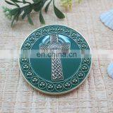 Logo Engraved Antique Silver Coin Colored Silver Coins thumbnail-2