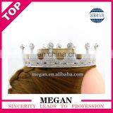 Bridal Wedding Prom Princess Rhinestone Crystal Circle Crown Manufacturers thumbnail-3