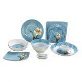 Japanese Style Bowl Plate Dish 9 Pcs High Quality Matt Melamine Dinner Set Wholesale thumbnail-2