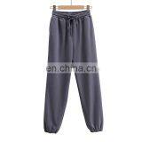 Women Cotton Streetwear High Waist Loose Baggy Cargo Pants Autumn Winter Fitness Trousers thumbnail-6