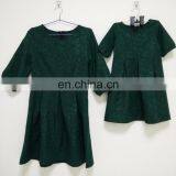 Mom And Me Deep Green Dress Mother Daughter Dresses Family Princess Matching Mother Daughter (this Link for WOMAN) thumbnail-1