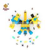 Cheap Price Kindergarten Reschool Customized Design Outdoor Playground Equipment Plastic Slide and Swing Set thumbnail-2