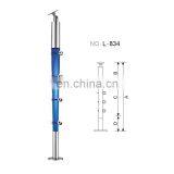 Glass Rail Balustrade Crystal Indoor Standing Handrail Design thumbnail-5