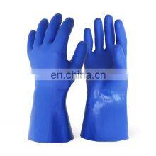 Anti Oil Acid Proof Cotton Liner PVC Sandy Work Gloves For Fishing Durain thumbnail-2